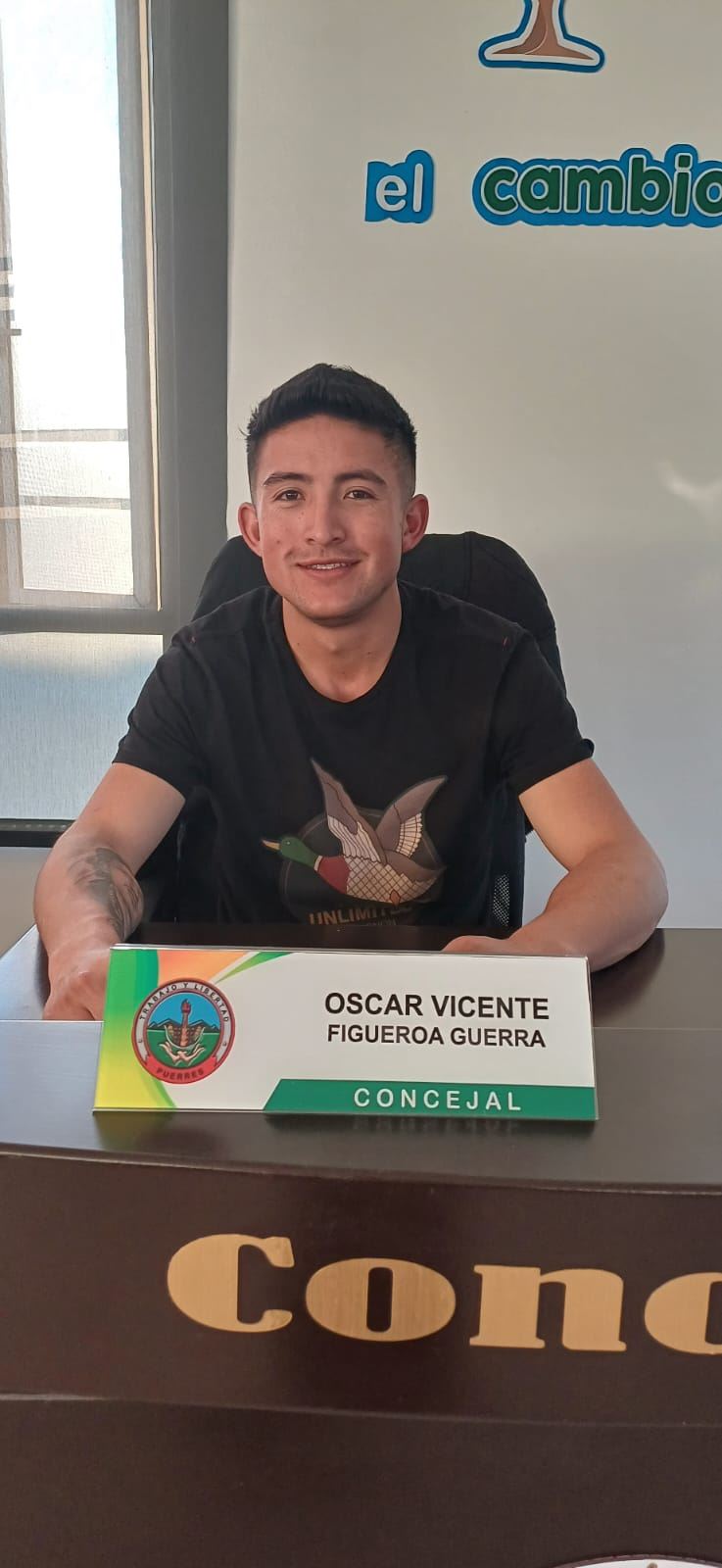 Retrato de Oscar Vicente Figueroa Guerra